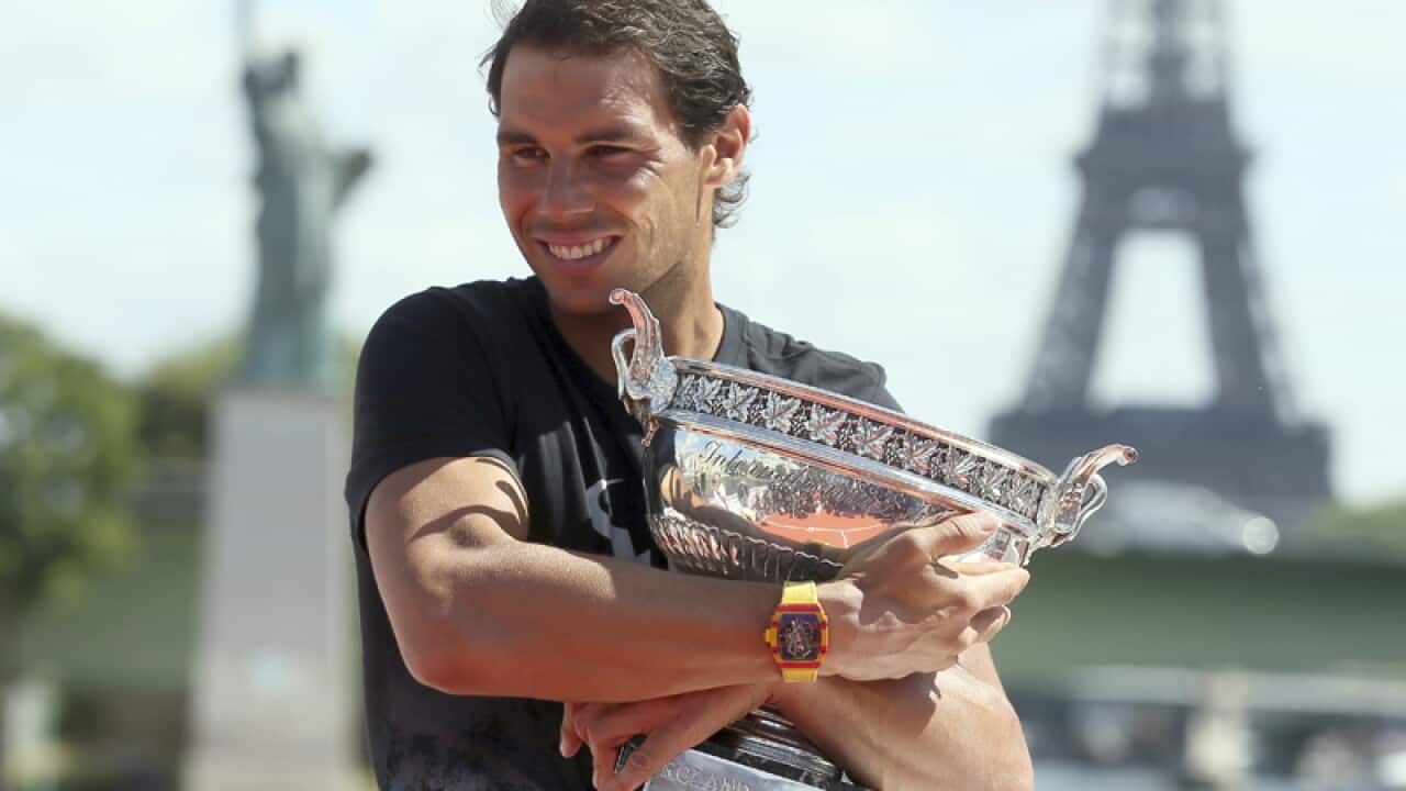 Spanish tennis player Rafael Nadal