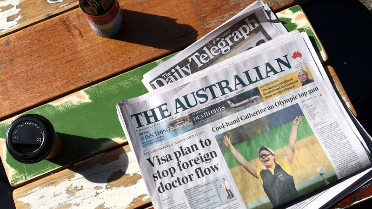 The Australian and Daily Telegraph newspapers