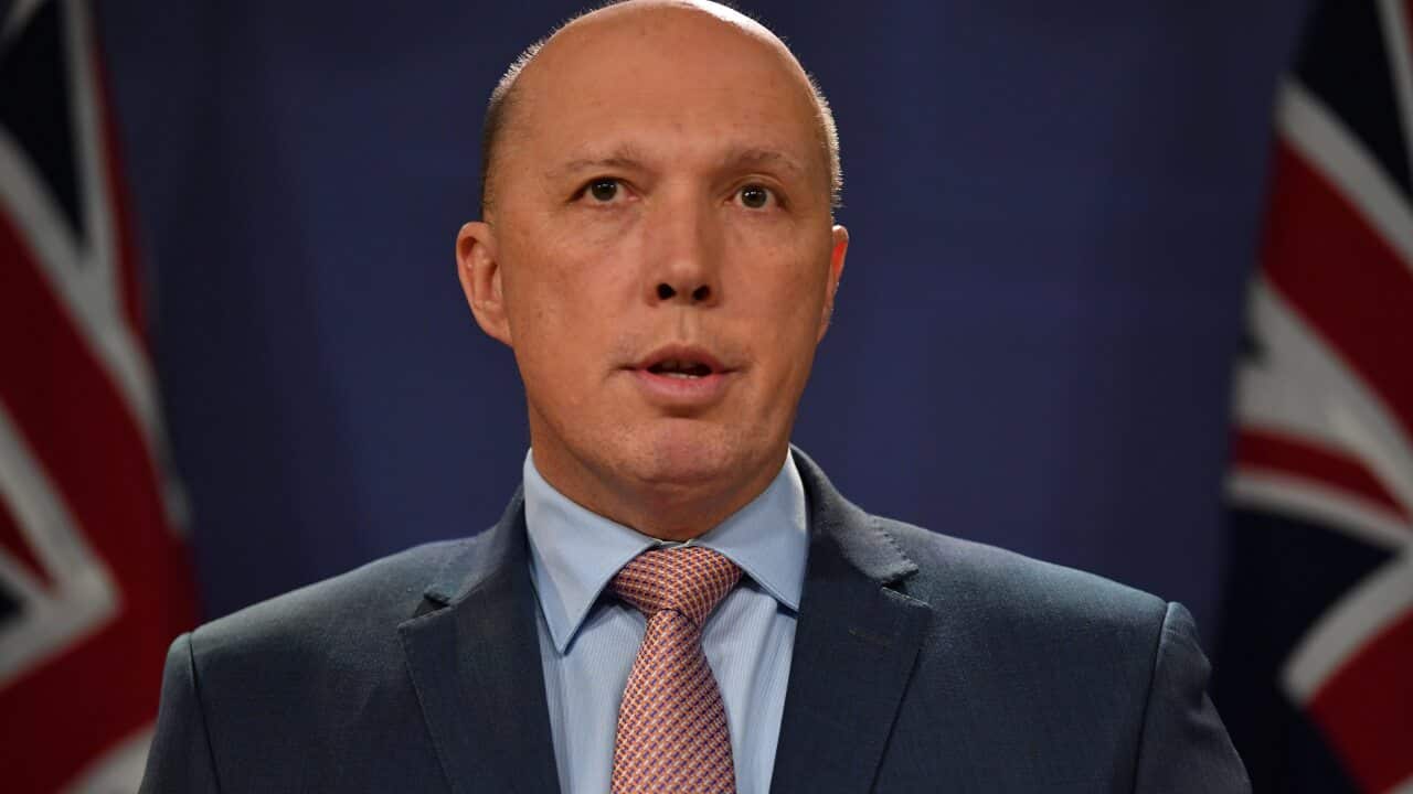 Minister for Home Affairs Peter Dutton.