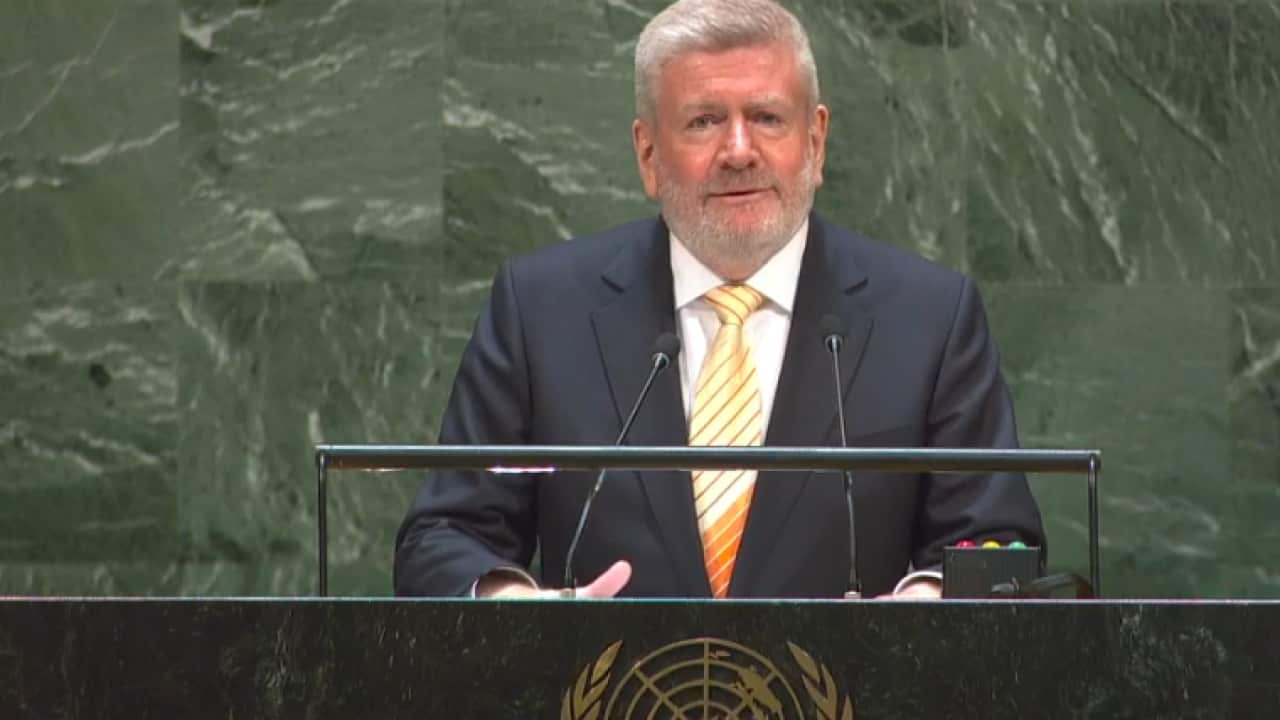 Australia’s ambassador to the UN Mitch Fifield.