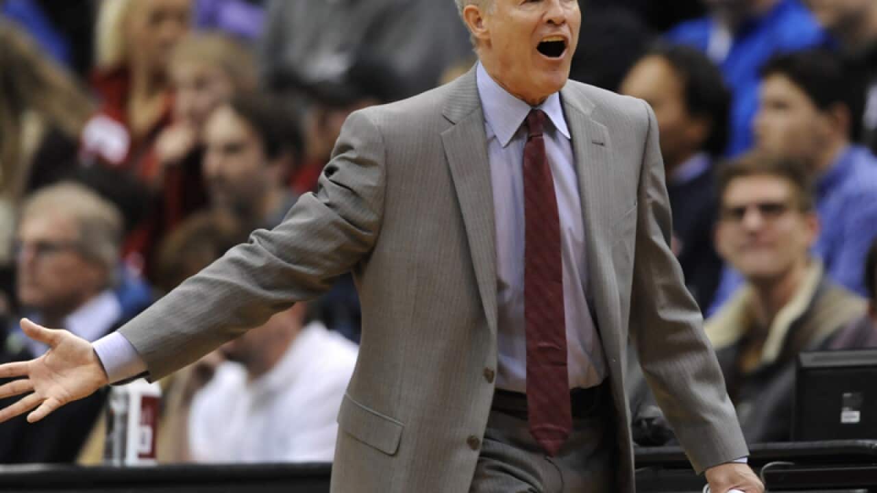 Philadelphia 76ers head coach Brett Brown