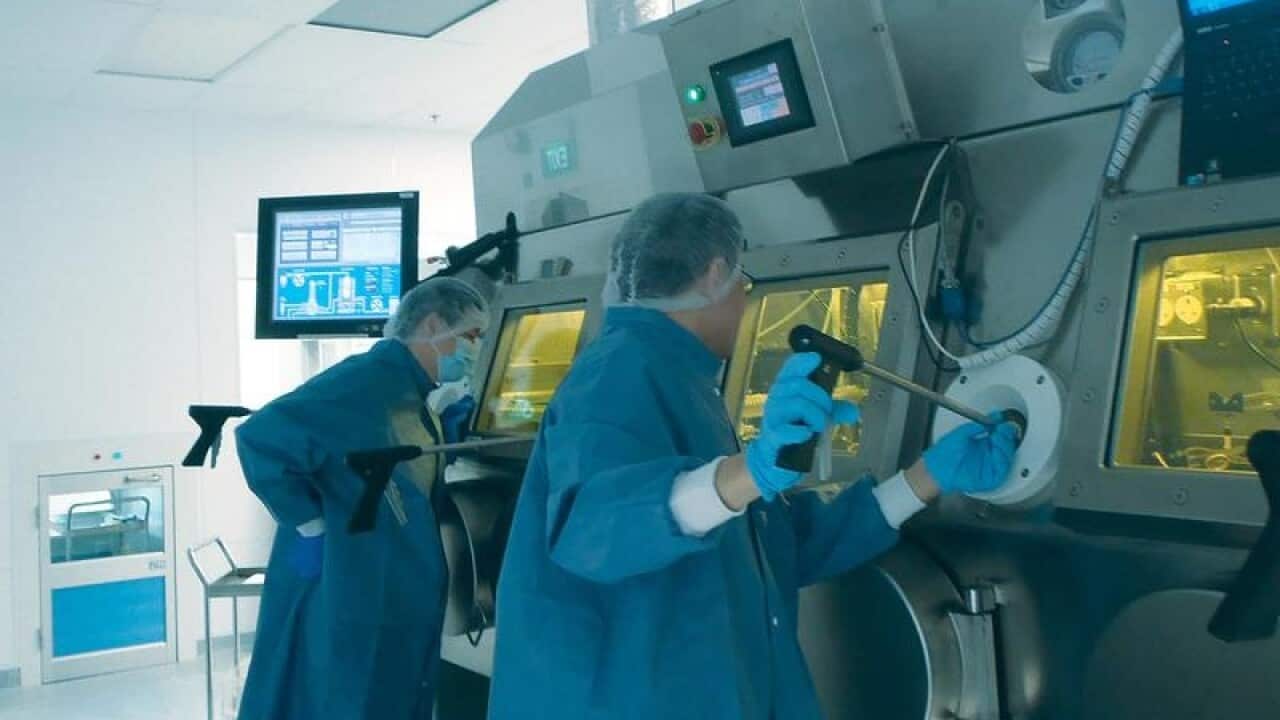 Researchers from Australian biomedical company Sirtex.