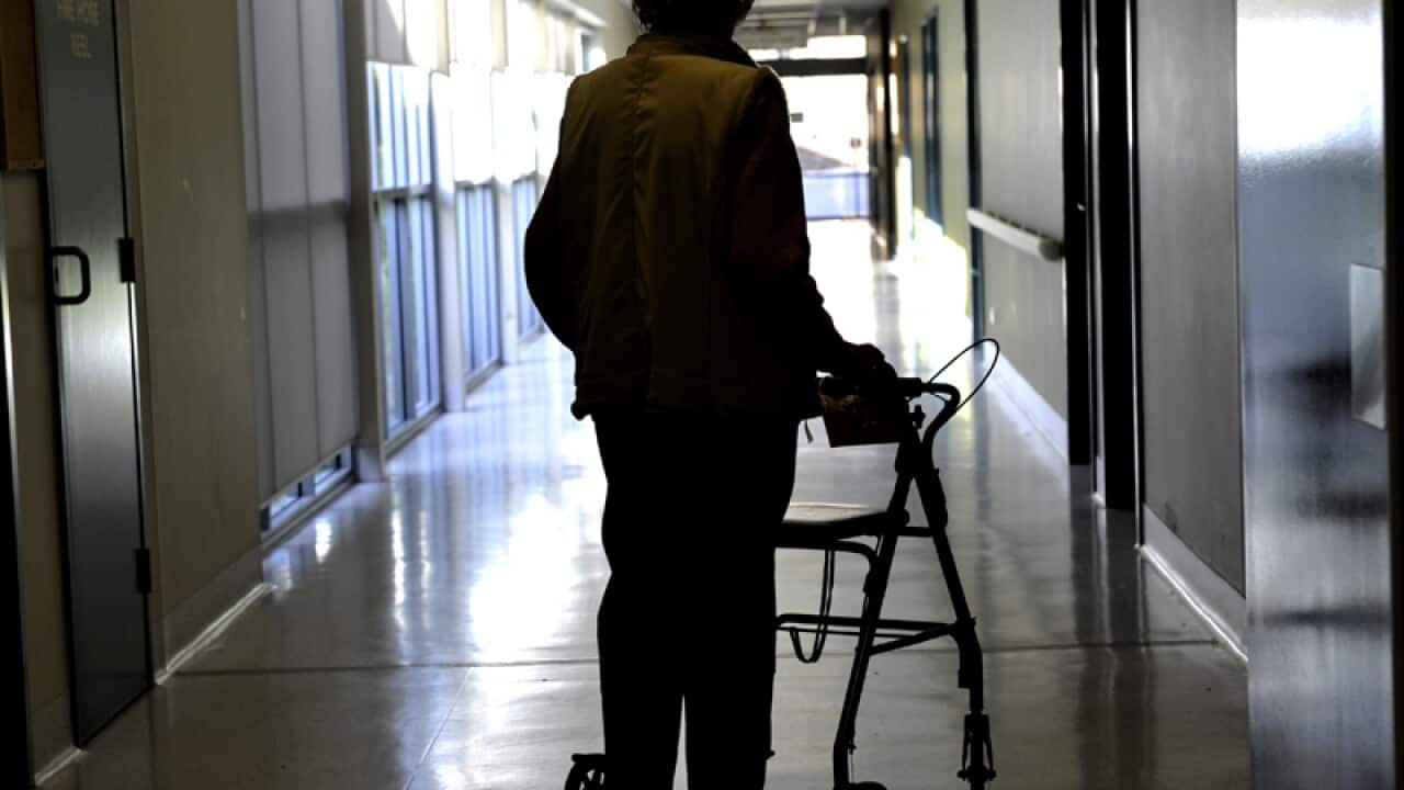 An elderly person