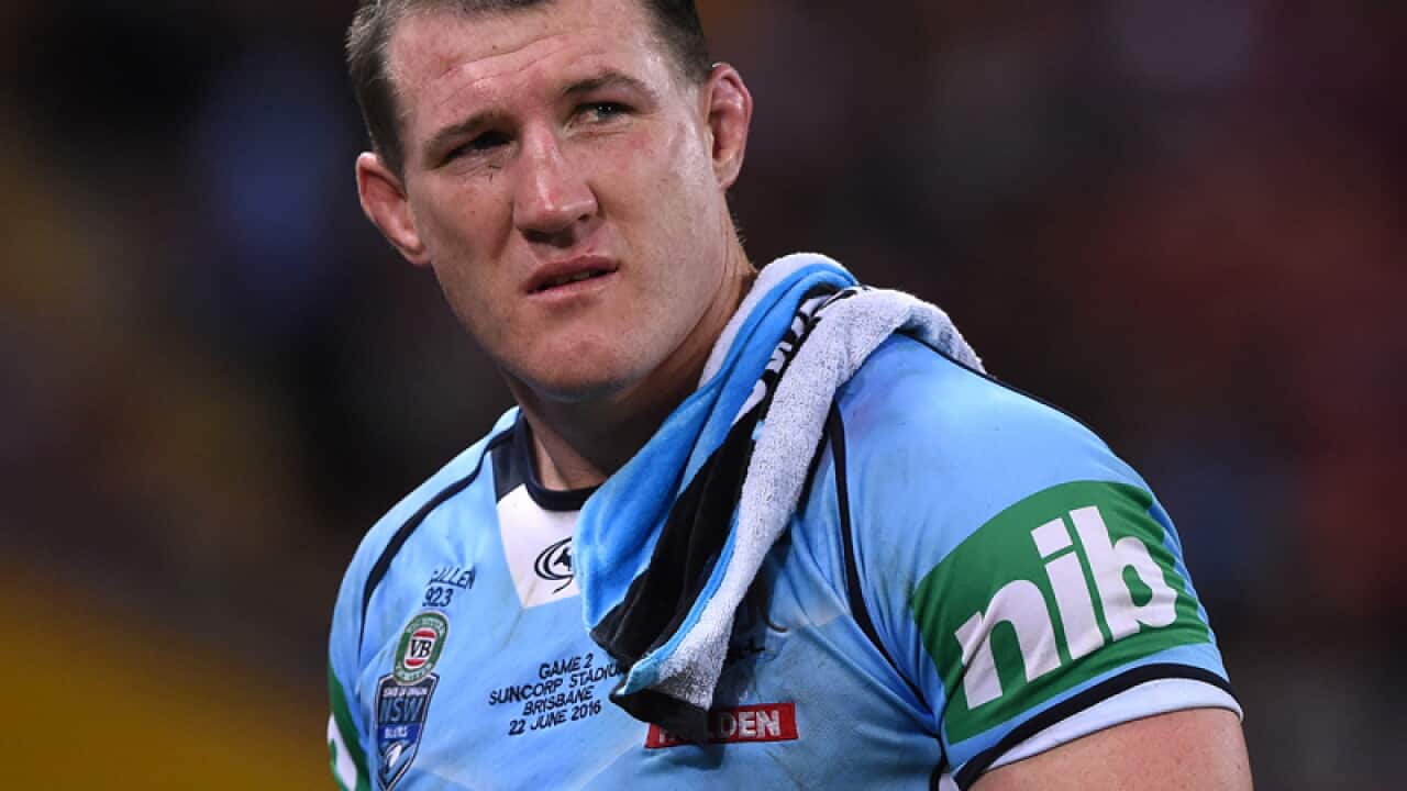Blues captain Paul Gallen