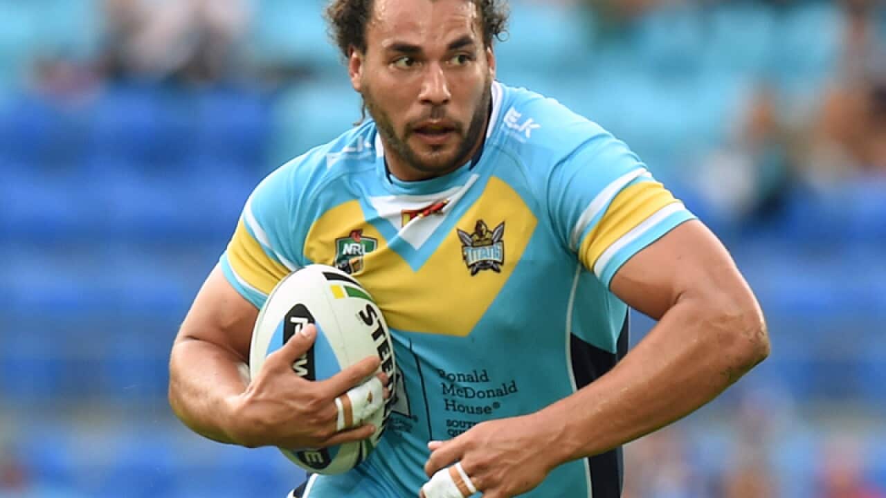 Titans player Ryan James