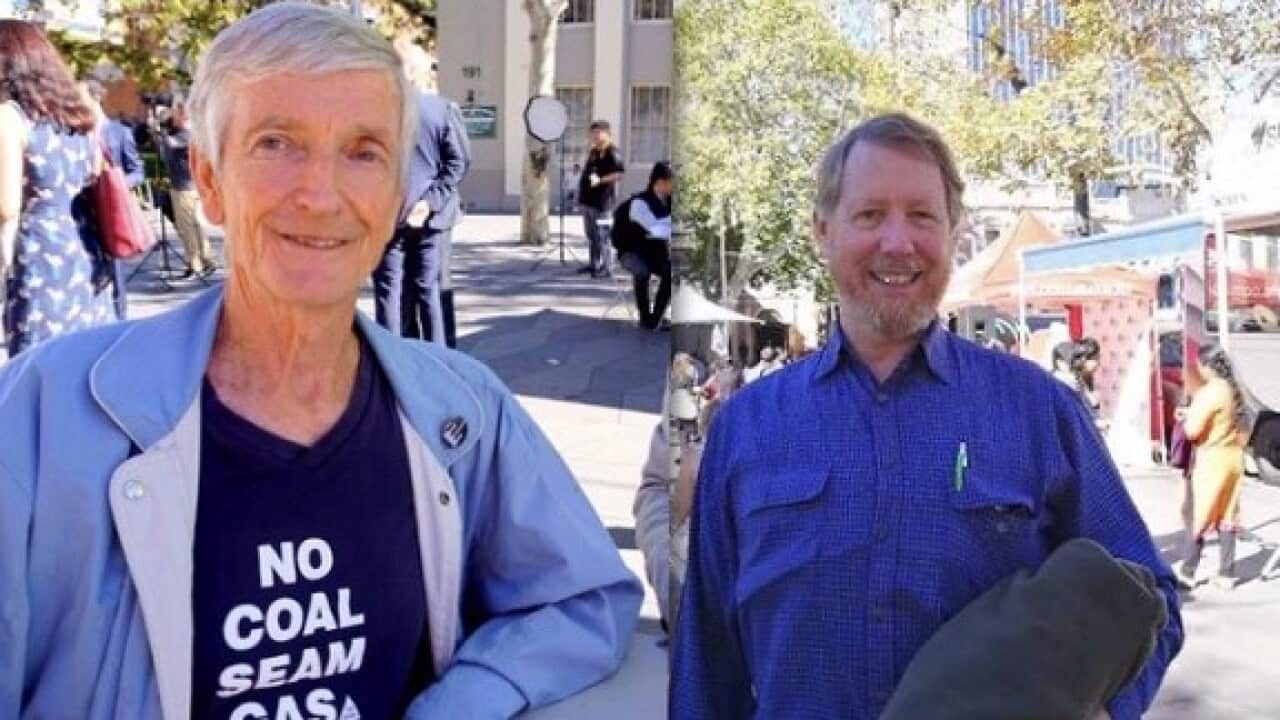 SBS (L-R) Phil Bradley and Charles Jago of the Australian Greens