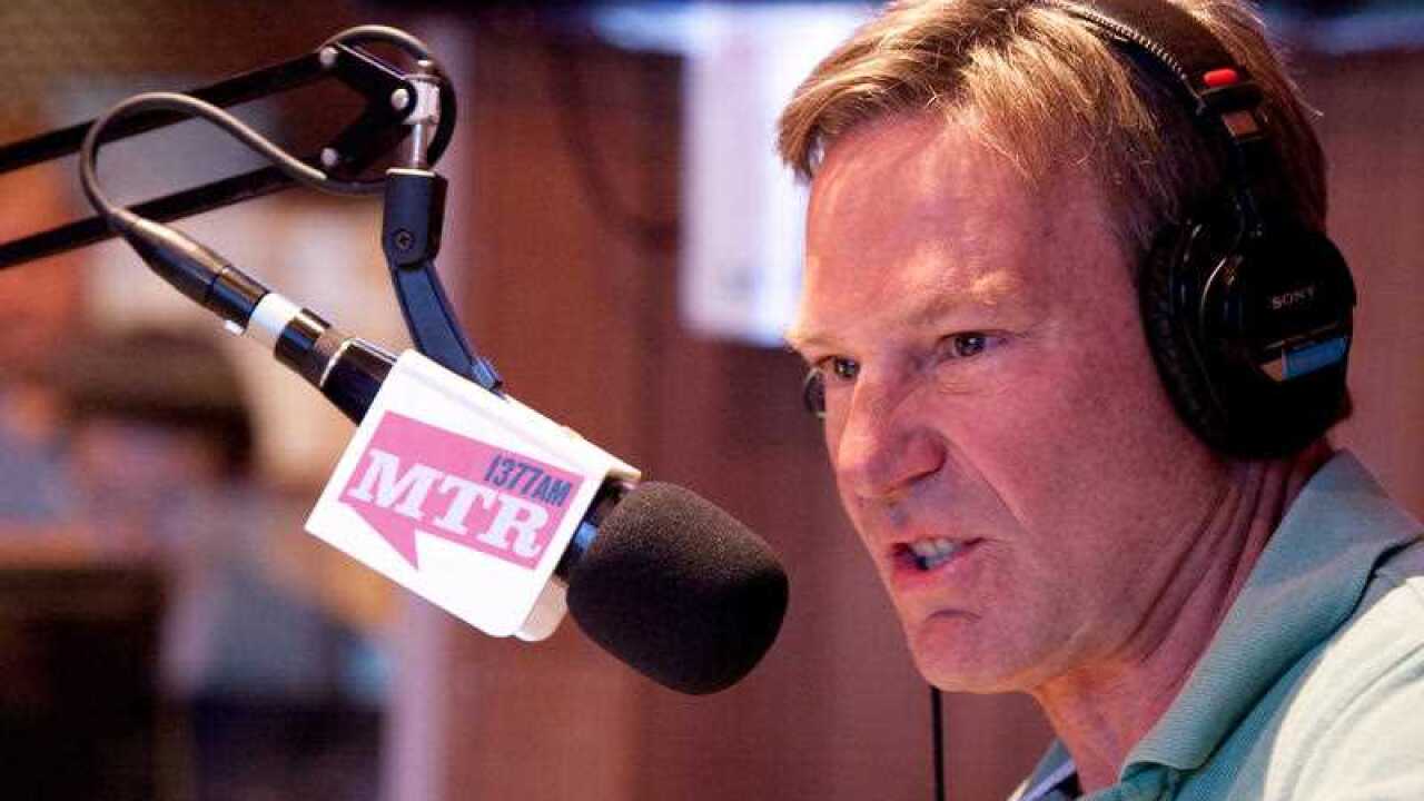 A supplied photo of Sam Newman, contributing to the first on air broadcast of radio show Breakfast with Steve Price on MTR radio station, on Monday, April 19, 2010.