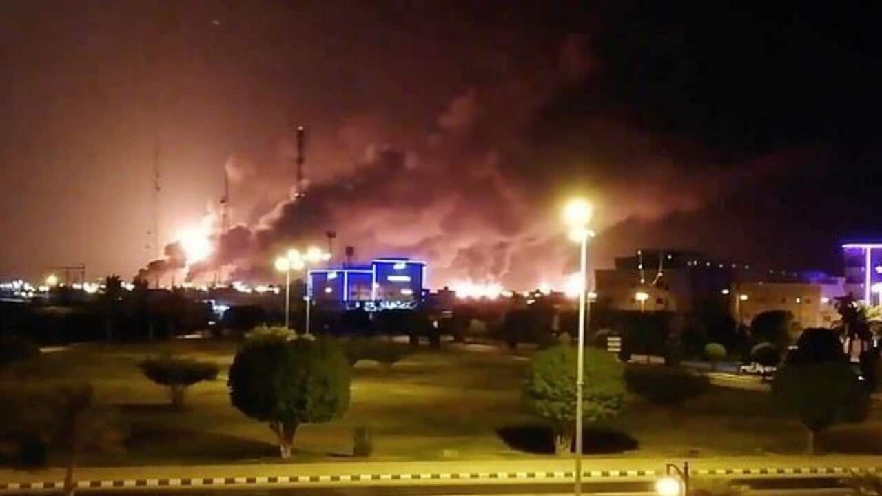 Saudi Arabia said it had brought the blazes under control, without specifying whether oil production or exports were affected.