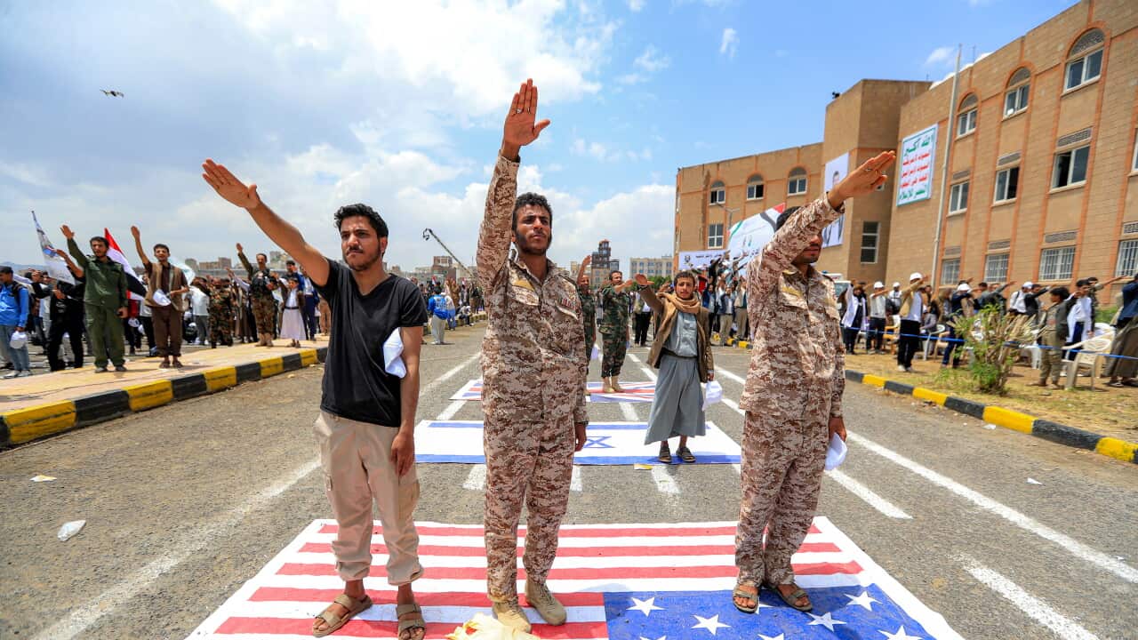 YEMEN-IRAN-SAUDI-US-ISRAEL-WAR-PROTEST