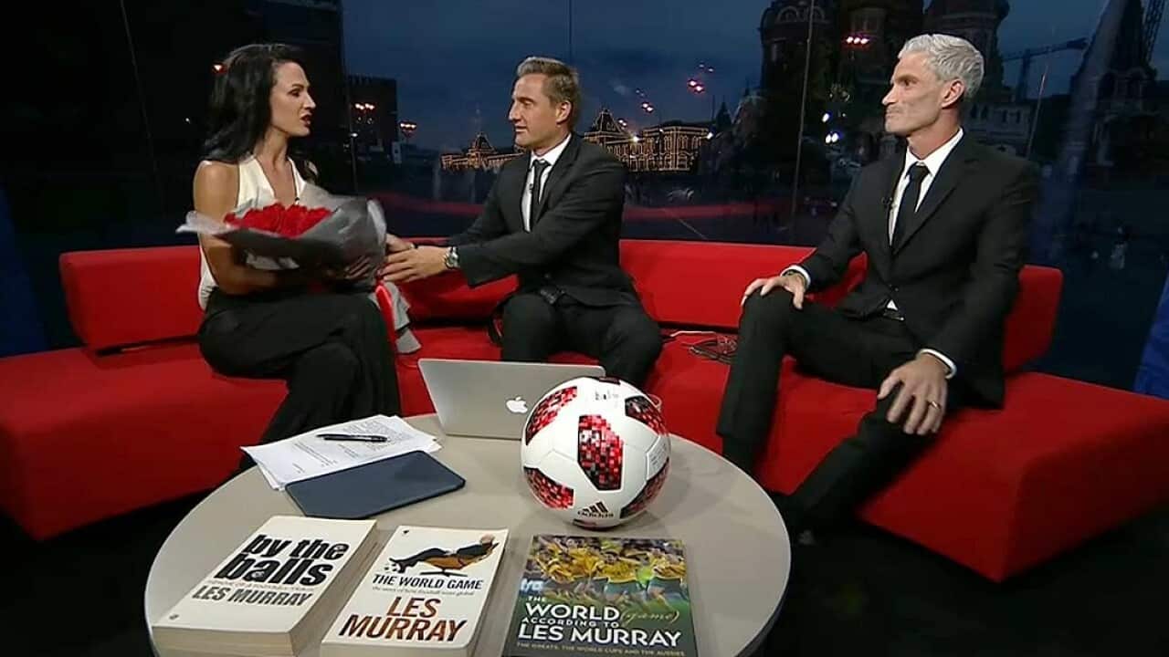 Moments after the final.