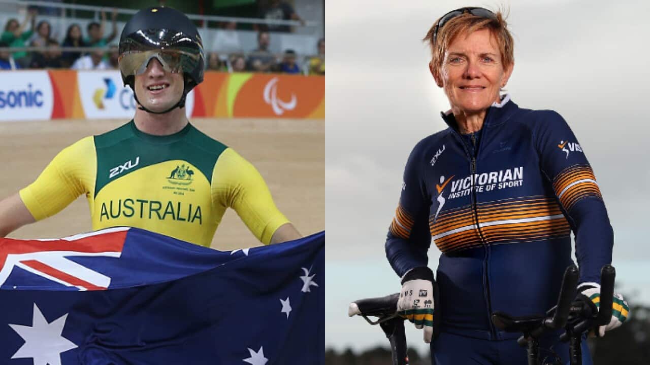 Dual Paralympic champion David Nicholas and three-time Paralympic gold medallist Carol Cooke
