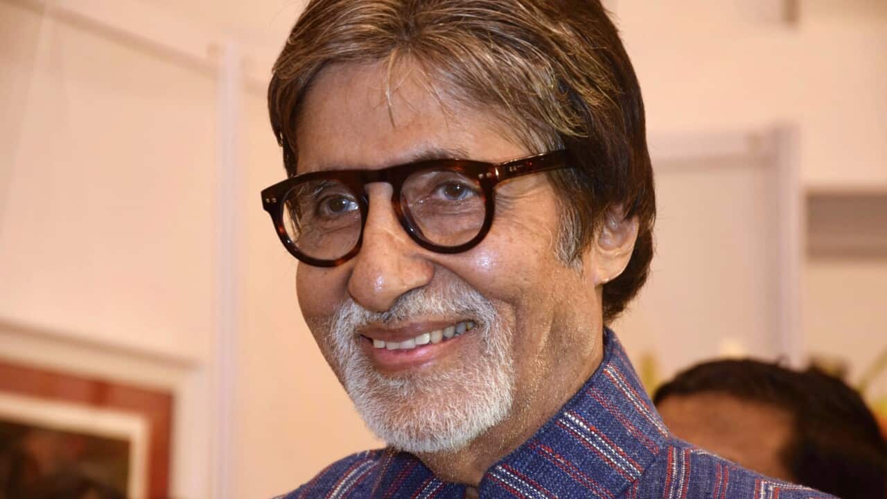 Amitabh Bachchan Jehangir Art Gallery on January 26, 2018 in Mumbai, India.