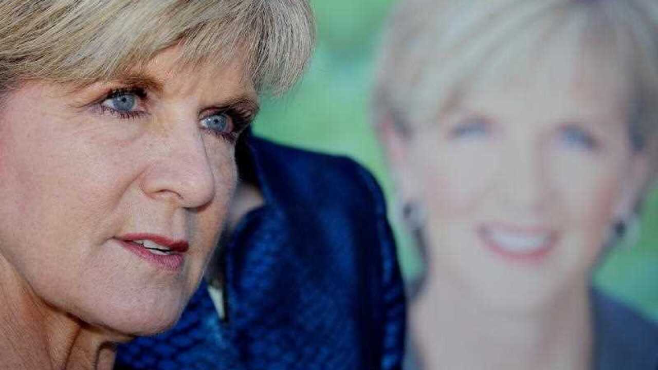 Minister for Foreign Affairs Julie Bishop