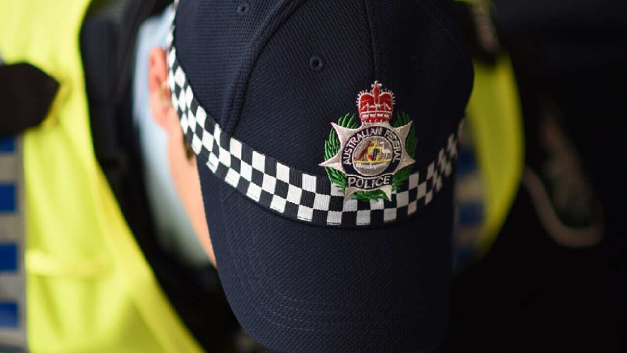 An Australian Federal Police officer