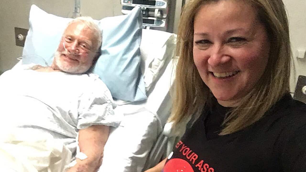Adventurer Buzz Aldrin in a NZ hospital