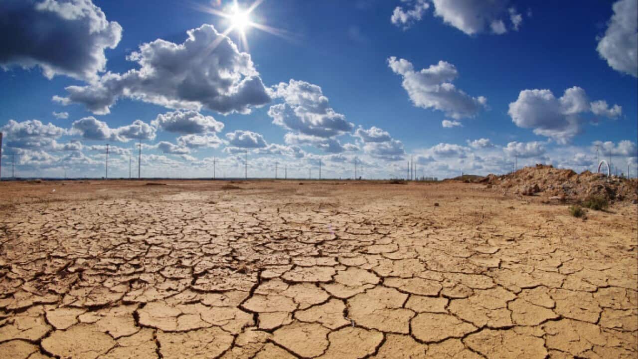 Drought stricken land