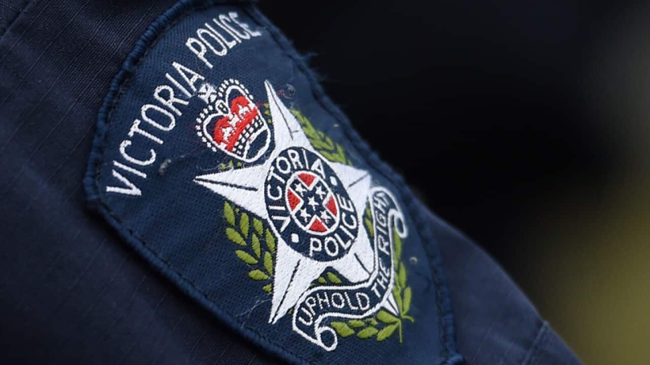 Victorian police before in Melbourne