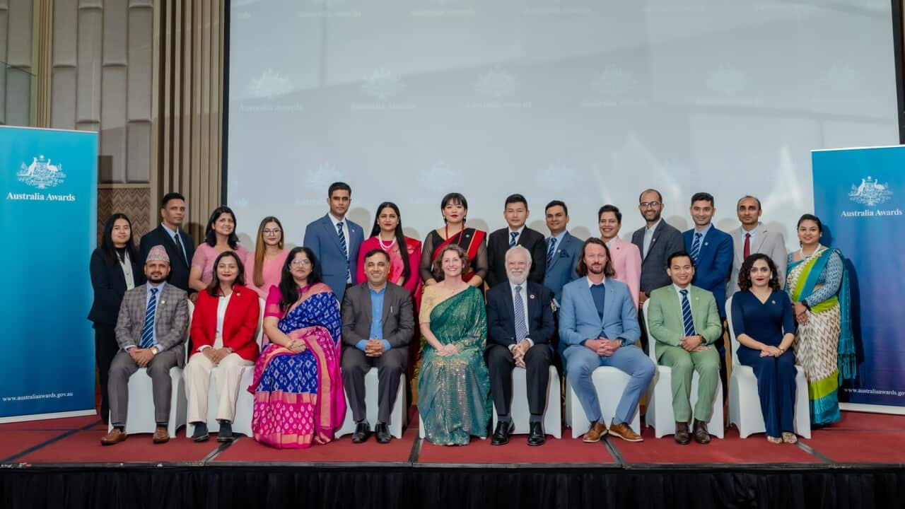 The 2025 Australia Awards Scholarships recipients in Nepal on Friday, November 29 2024.