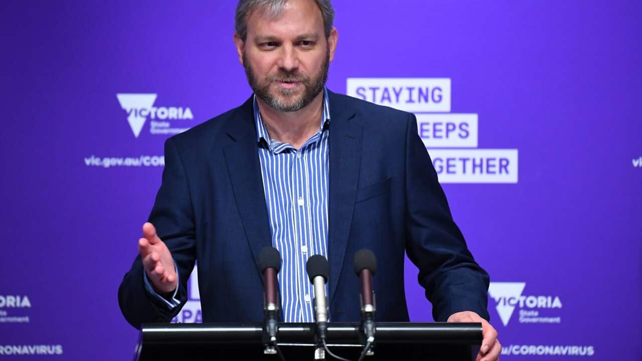 Victoria's Chief Health Officer Brett Sutton (AAP)