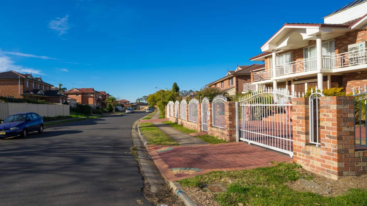 New South Wales, Sydney, Australia - July 14, 2015 : Residential house in Cabramatta, Sydney's Vietnamese district.