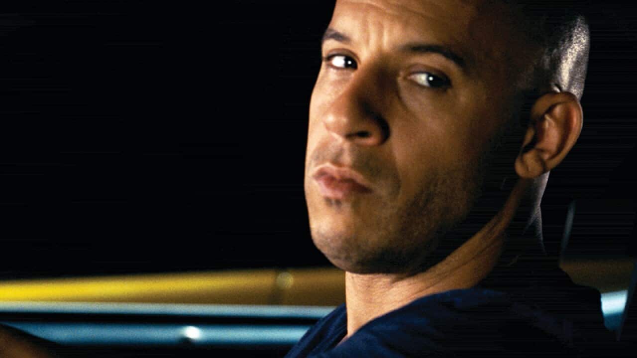 Vin Diesel in a scene from Fast & Furious