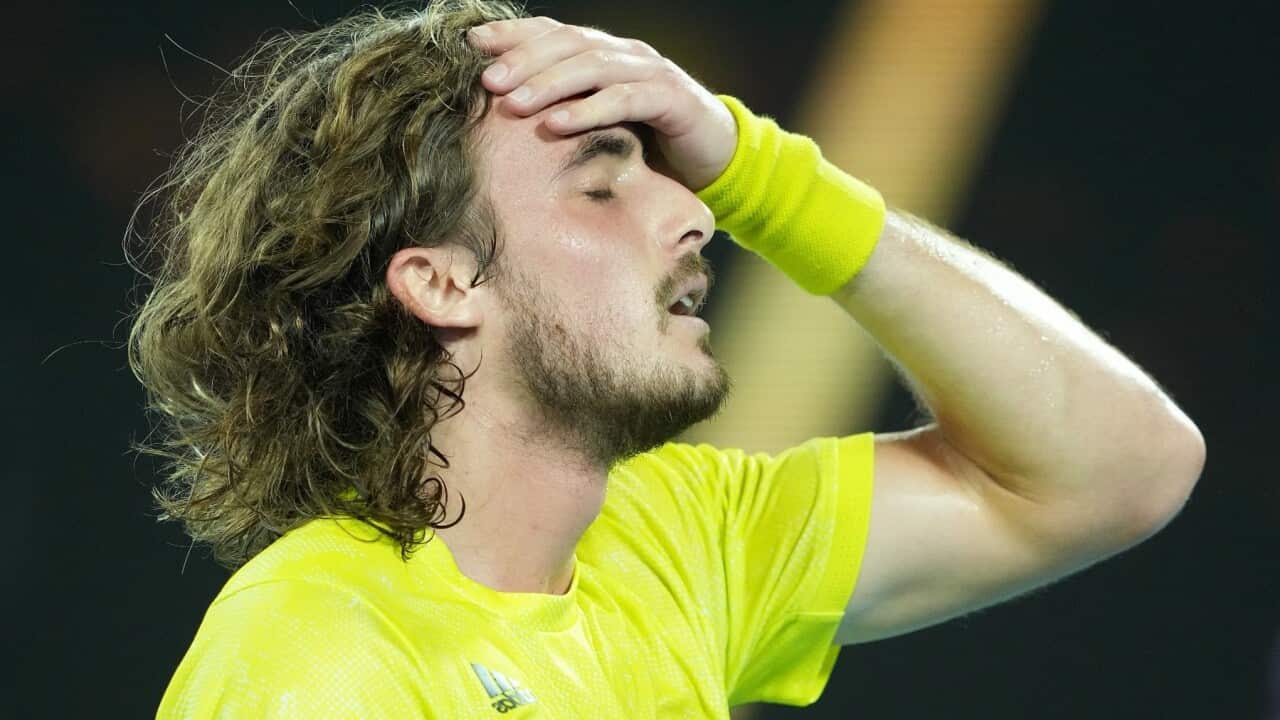 Stefanos Tsitsipas of Greece.