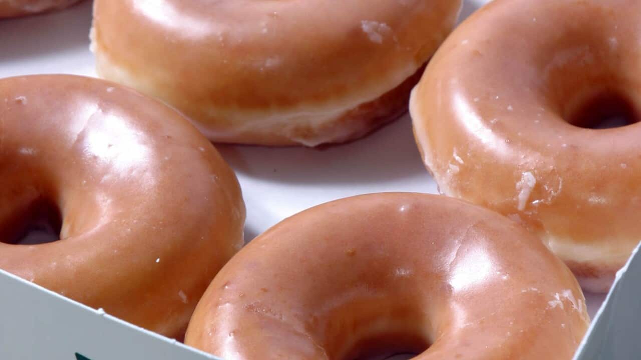 Krispy Kreme glazed doughnuts (AP)