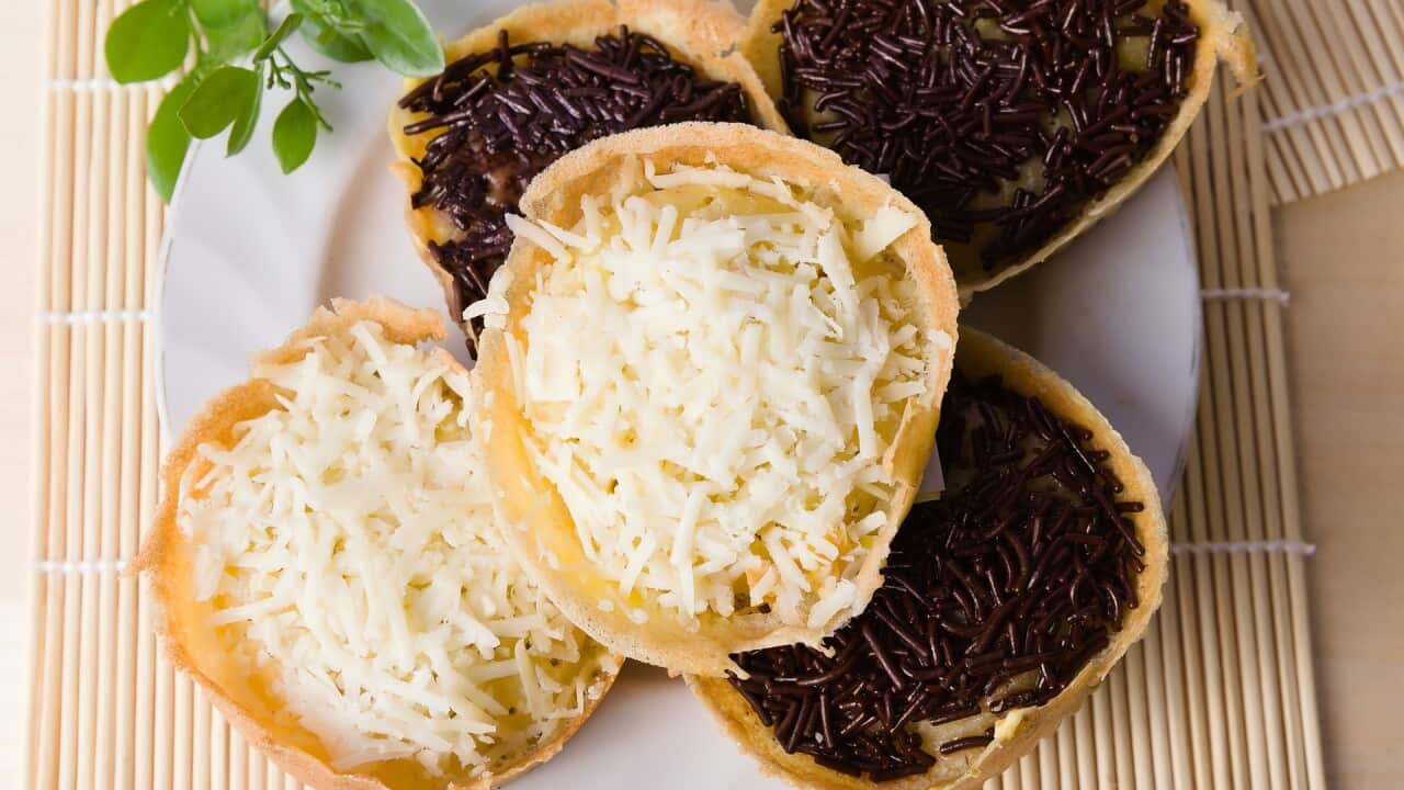 Indonesian sweet martabak