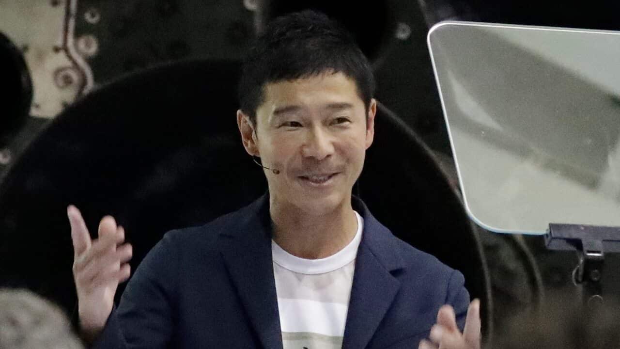 Japanese billionaire Yusaku Maezawa