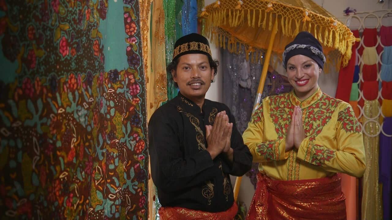 Alfira O'Sullivan and Murtala, founders of Suara Indonesia Dance.