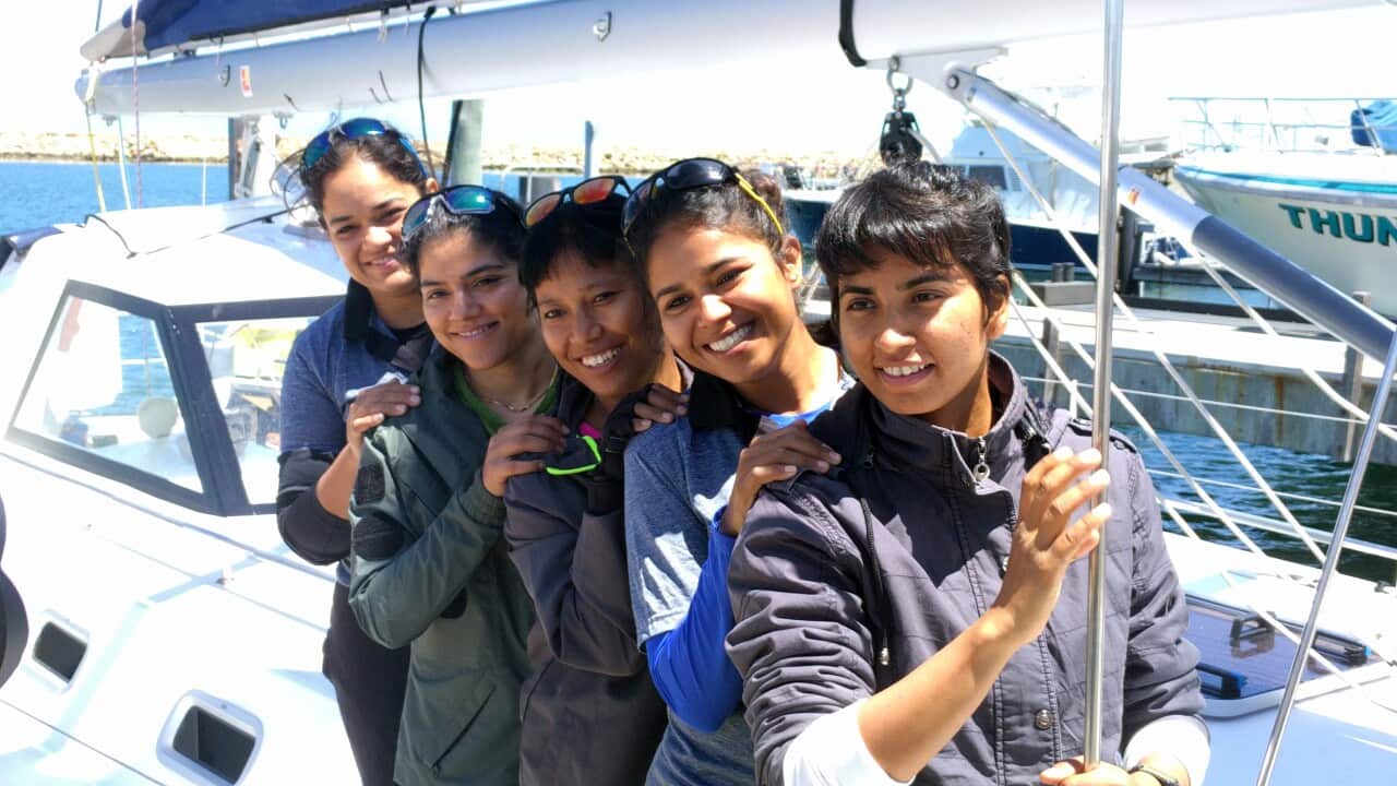 A picture of the crew.