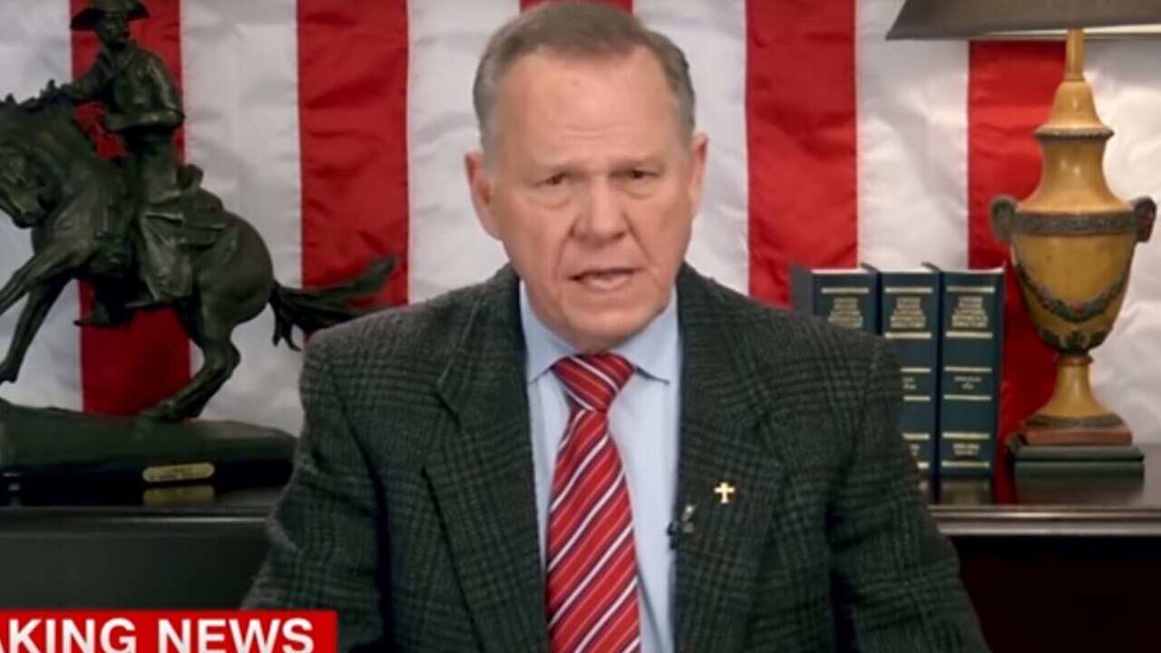 Republican Roy Moore refuses to concede Alabama election.