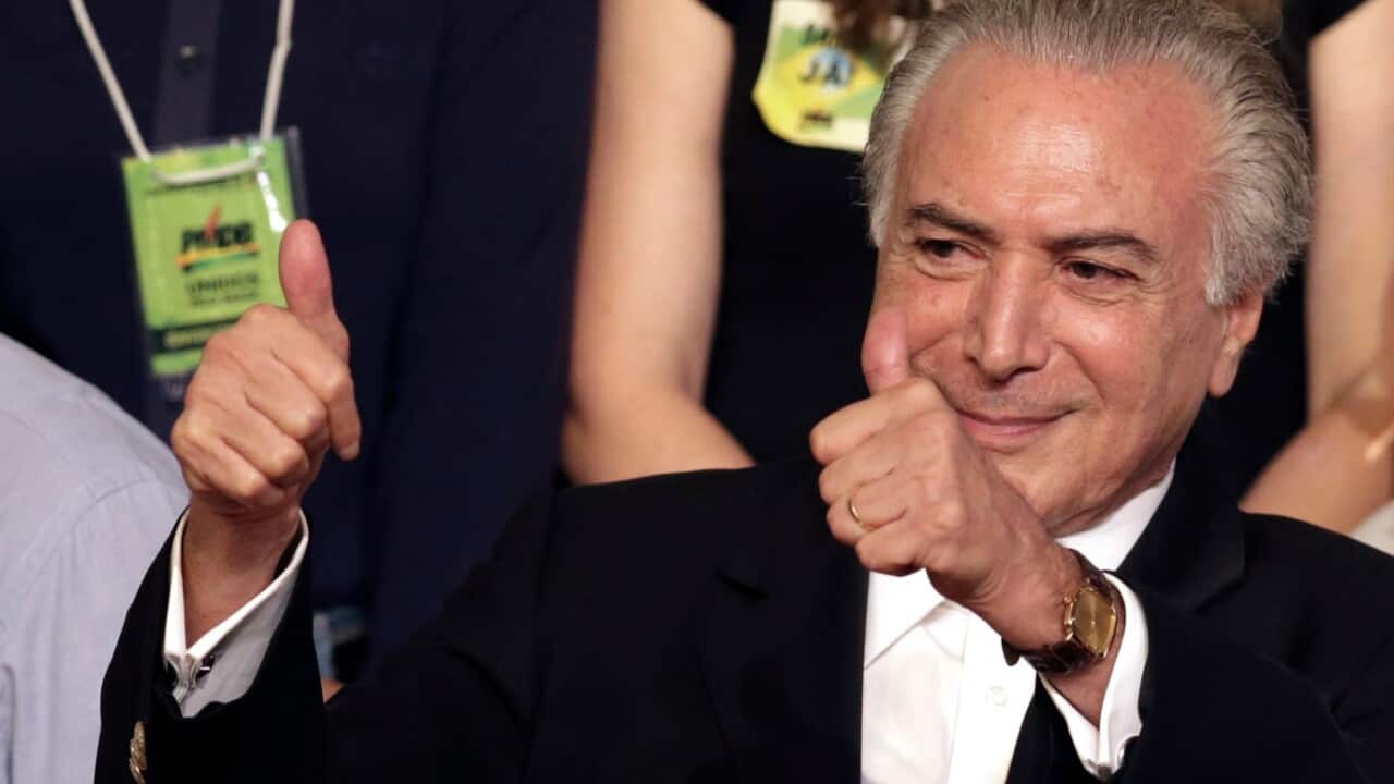 File photo of Brazil's Vice President Michel Temer