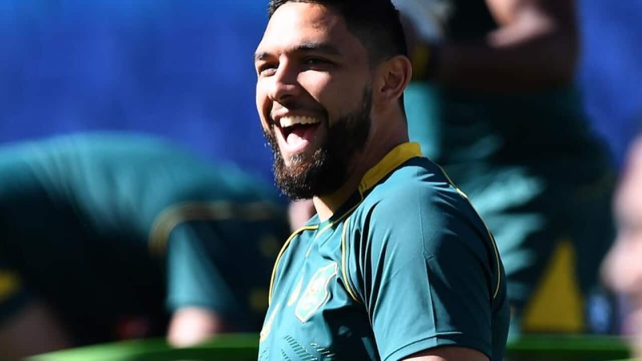 A file image of Wallabies back Curtis Rona
