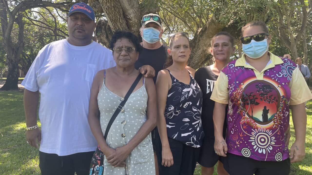 Peter Skeen's family presented a united front at the teenager's first planned court appearance this morning.