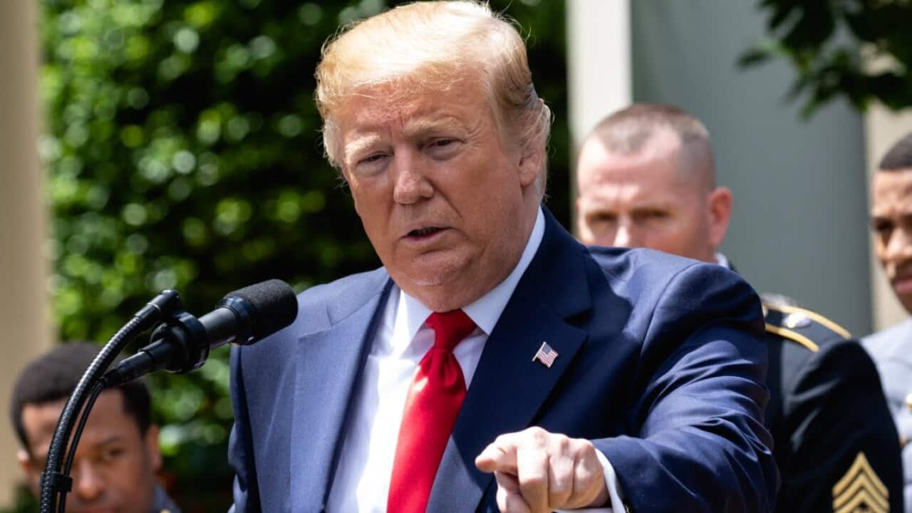 File image of US President Donald Trump (AAP)