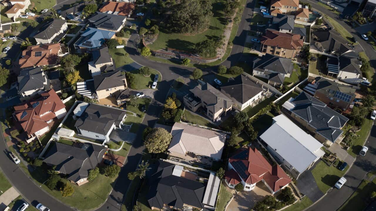 AUSTRALIAN HOUSING MARKET PEAK VALUES ILLUSTRATION