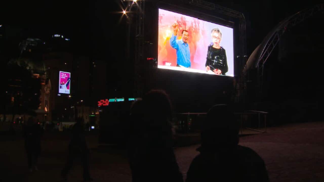Lee Lin Chin presents her last bulletin for SBS World News.