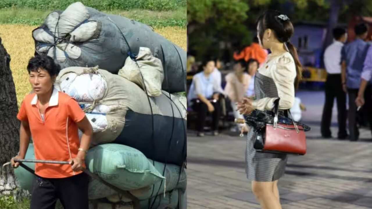 Photo from exhibition titled 'Women of North Korea – The Quiet Transformation' (Supplied, Lesley Parker).png