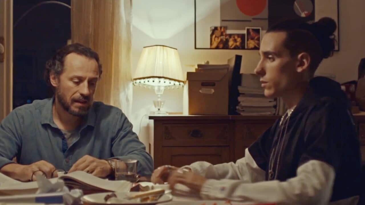 Un'immagine dal film Il Campione.