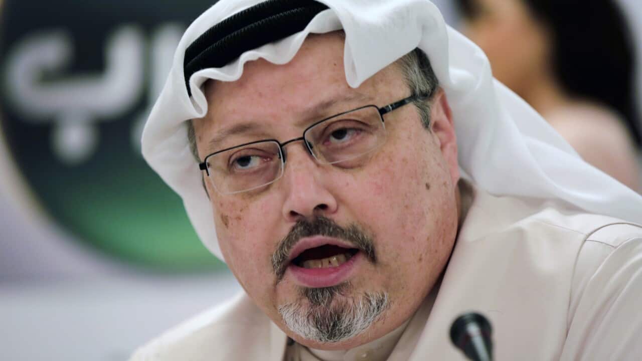Saudi journalist Jamal Khashoggi was assassinated at the Saudi Arabian consulate in Istanbul in October, 2018.