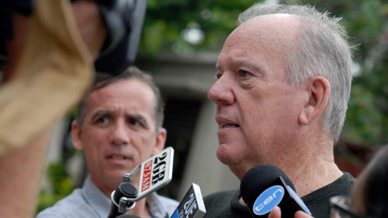 Veteran television reporter Mike Willesee
