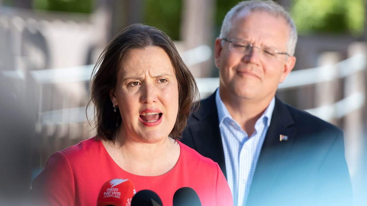 Prime Minister Scott Morrisson and MP Kelly O'Dwyer hold a joint press conference to announce that Kelly won't be contesting her seat at the next election.