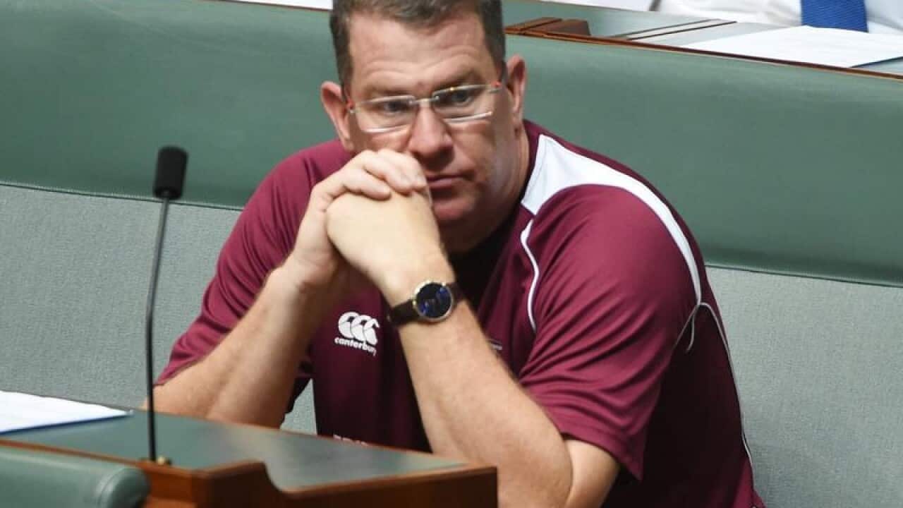 Scott Buchholz in Parliament