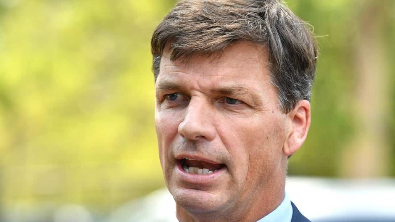 Emissions Reductions Minister Angus Taylor