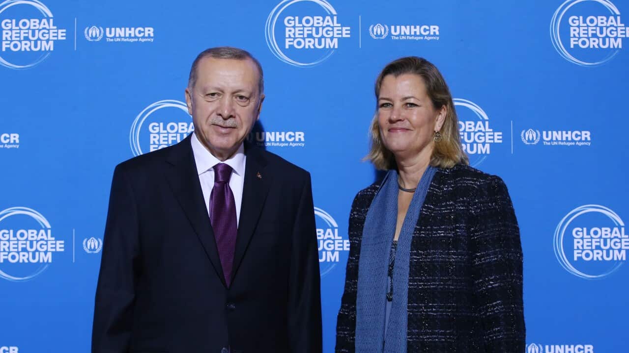 President of Turkey Recep Tayyip Erdogan in Switzerland