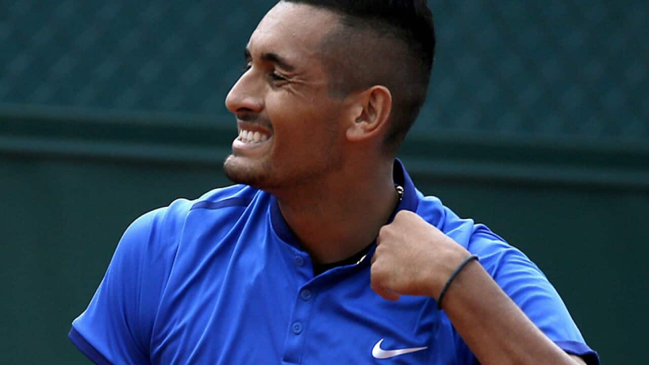 Australian tennis star Nick Kyrgios