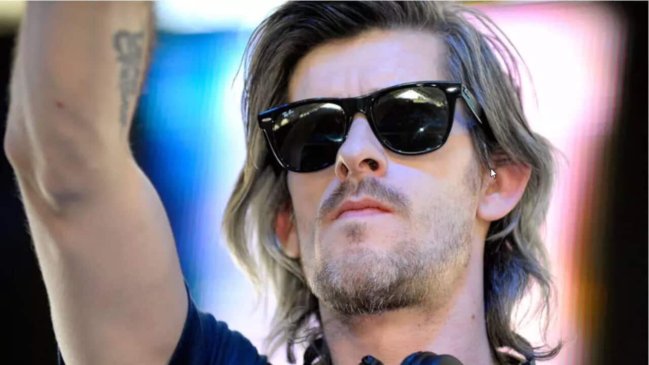 Dj Kavinsky, Coachella Valley Music and Arts Festival, 26 avril 2008 en Californie Getty Images via AFP - CHARLEY GALLAY.jpg