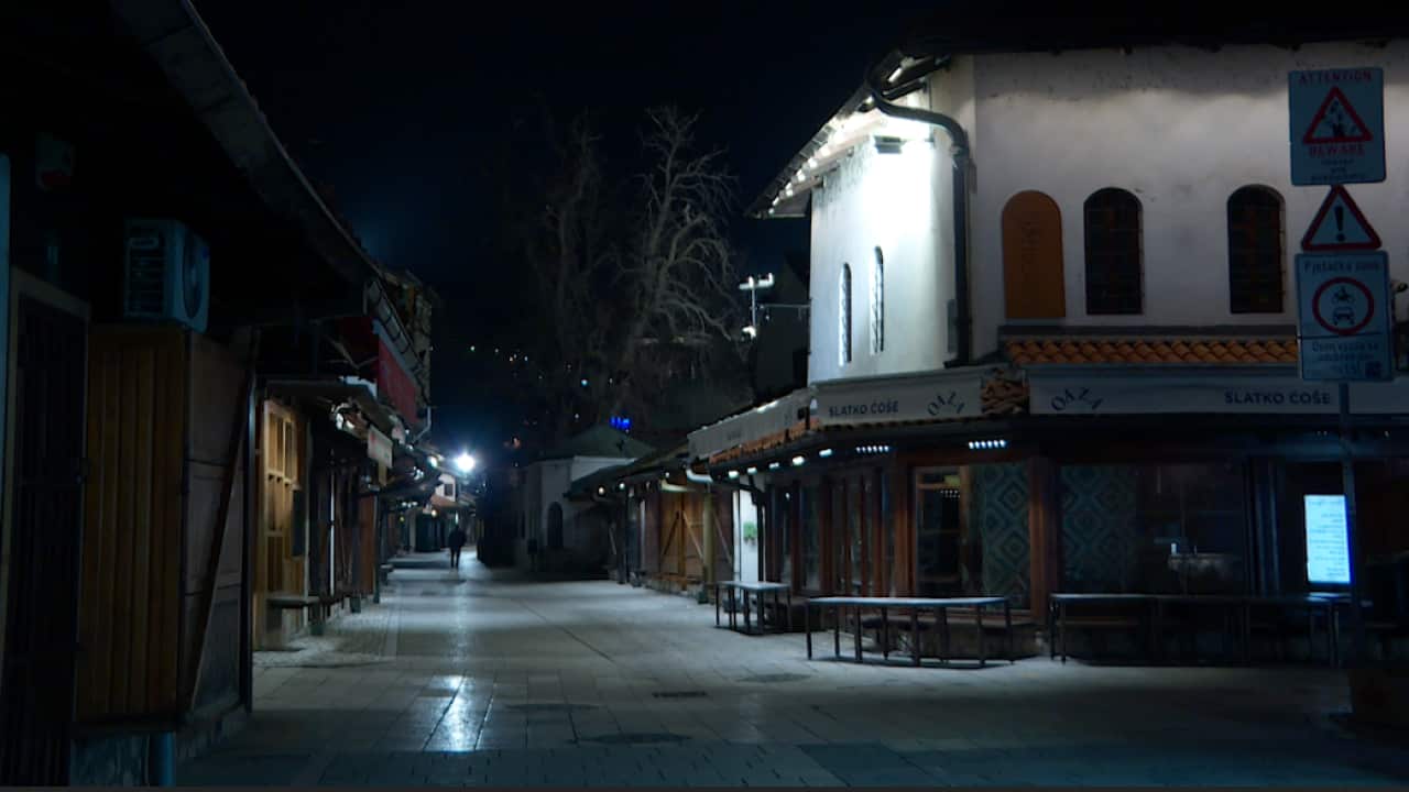 Empty streets - Sarajevo, Capital of Bosnia and Herzegovina