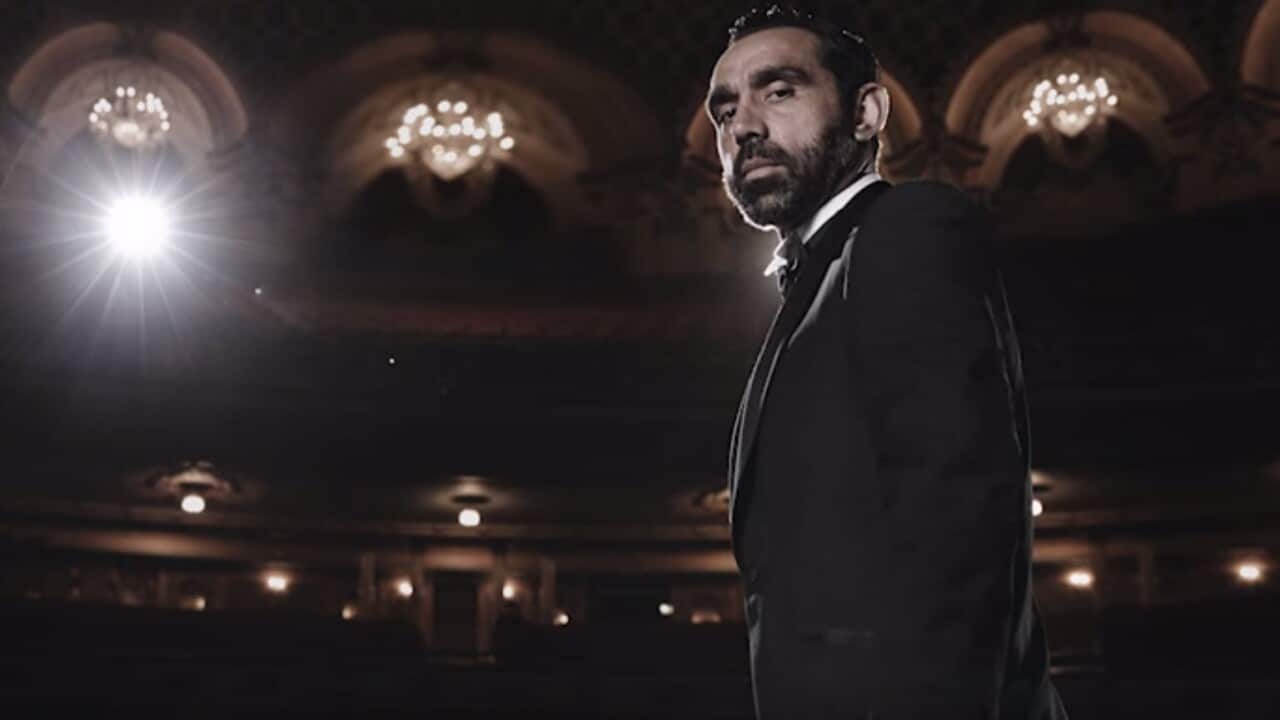 Former Sydney Swans player, and new David Jones brand ambassador, Adam Goodes.